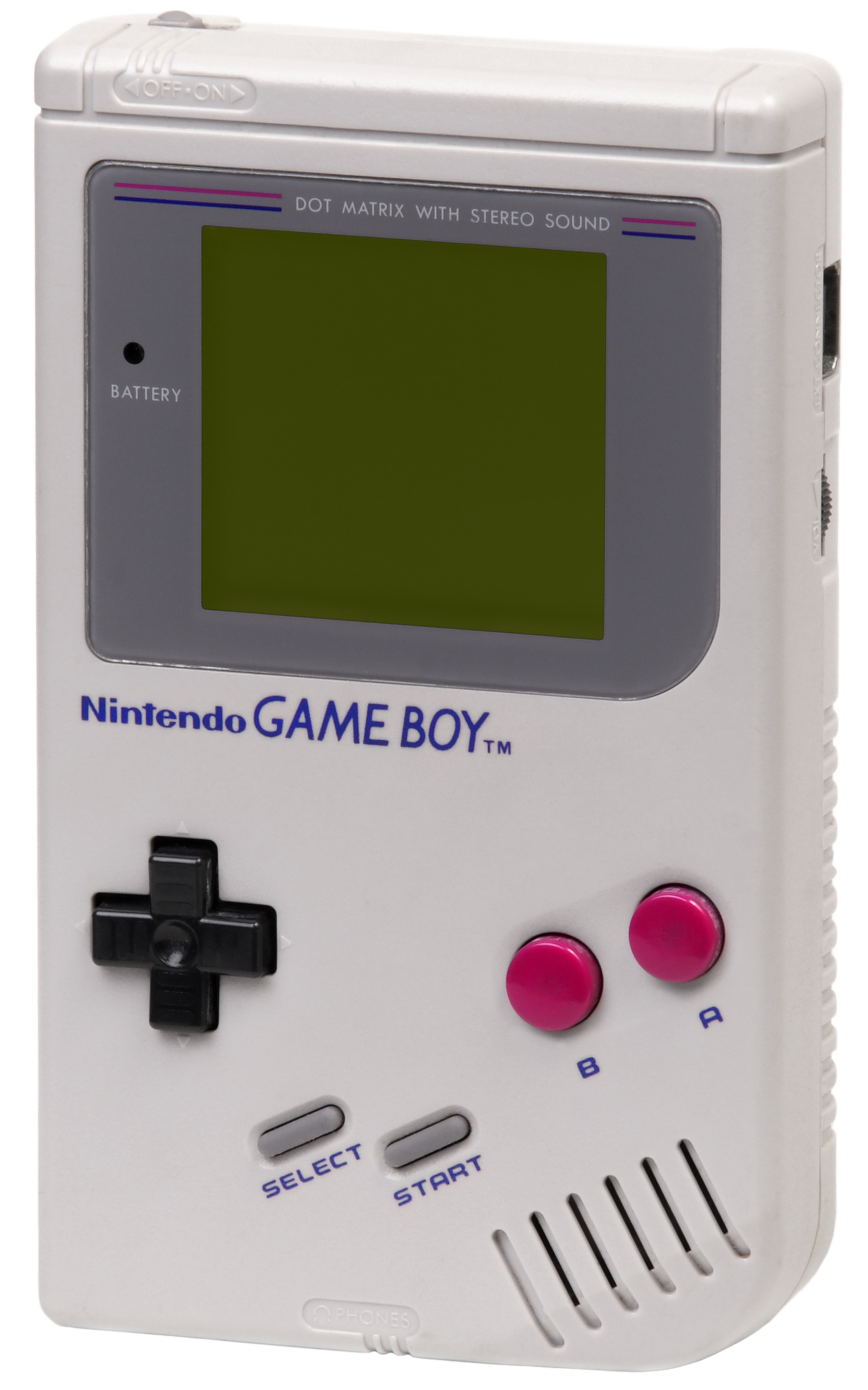1992년 별의 커비가 발매된 original Nintendo Game Boy 본체