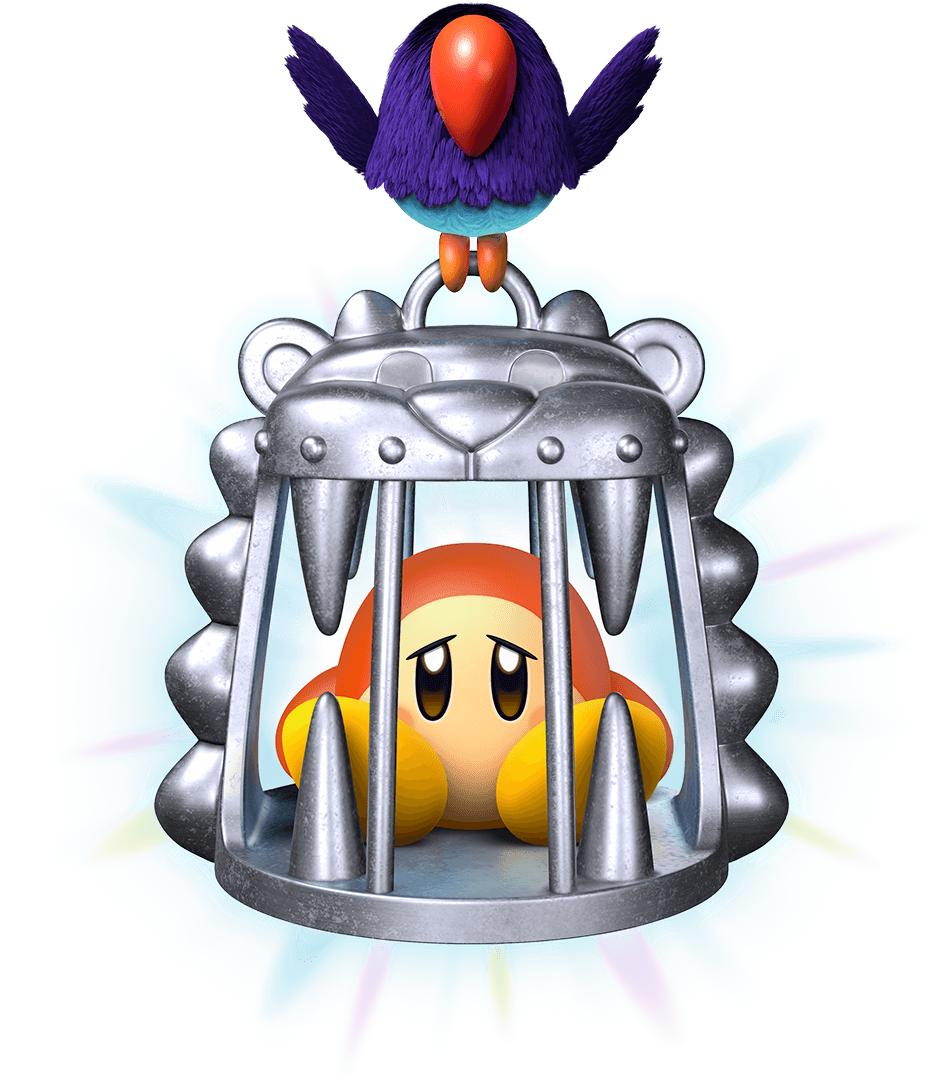 《별의 커비 디스커버리》의 웨이들 디 Nintendo 공식 캐릭터 아트