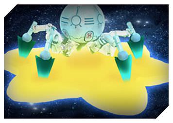 하르트만 웍스 컴퍼니 본사 외관 디자인을 보여 주는 Nintendo 공식 자료